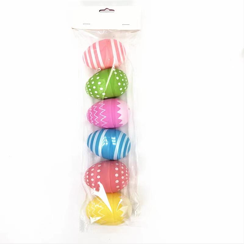 Easter Pleastic Egg Set 8cm