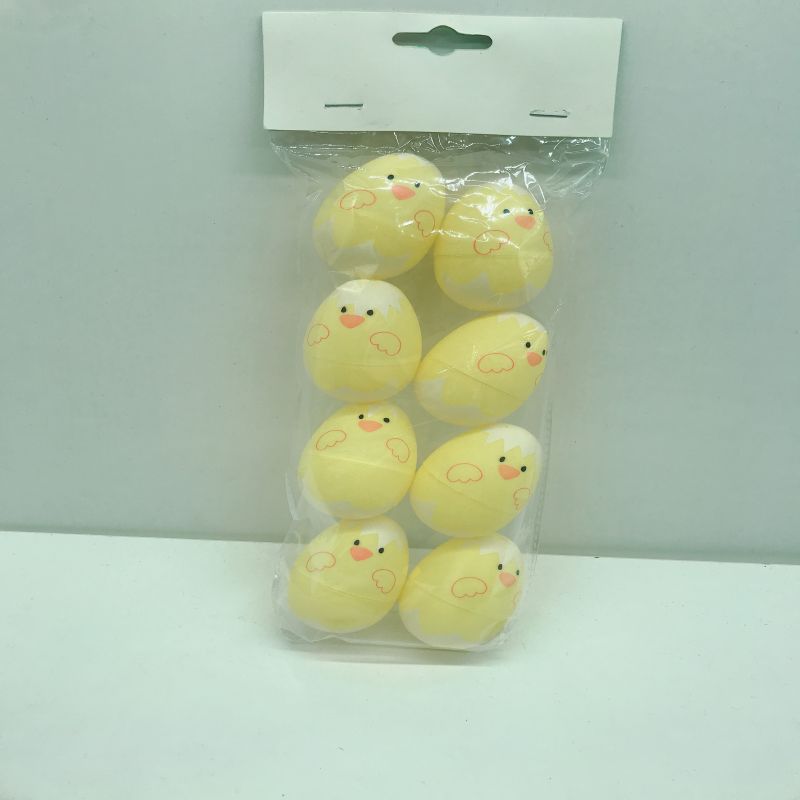Easter Plastic Colorful Egg (3)