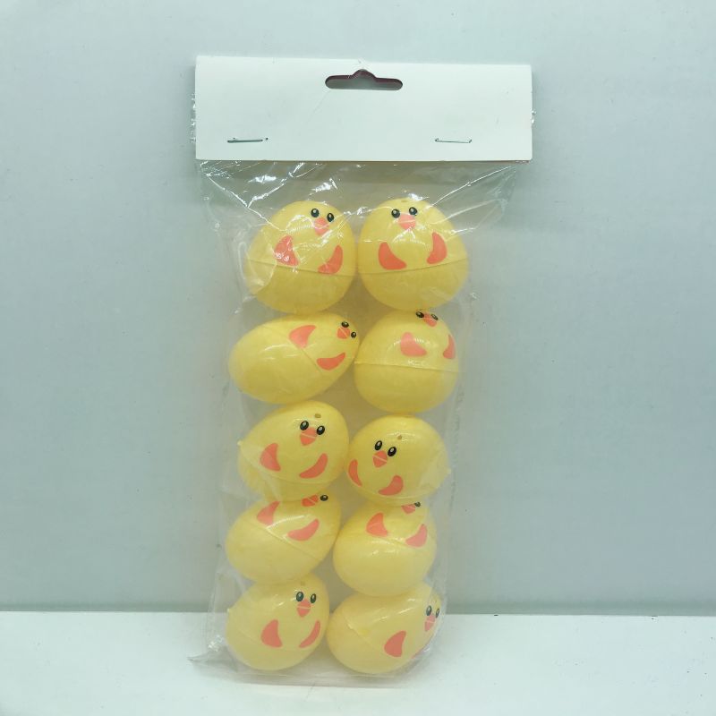 Easter Plastic Colorful Egg (4)