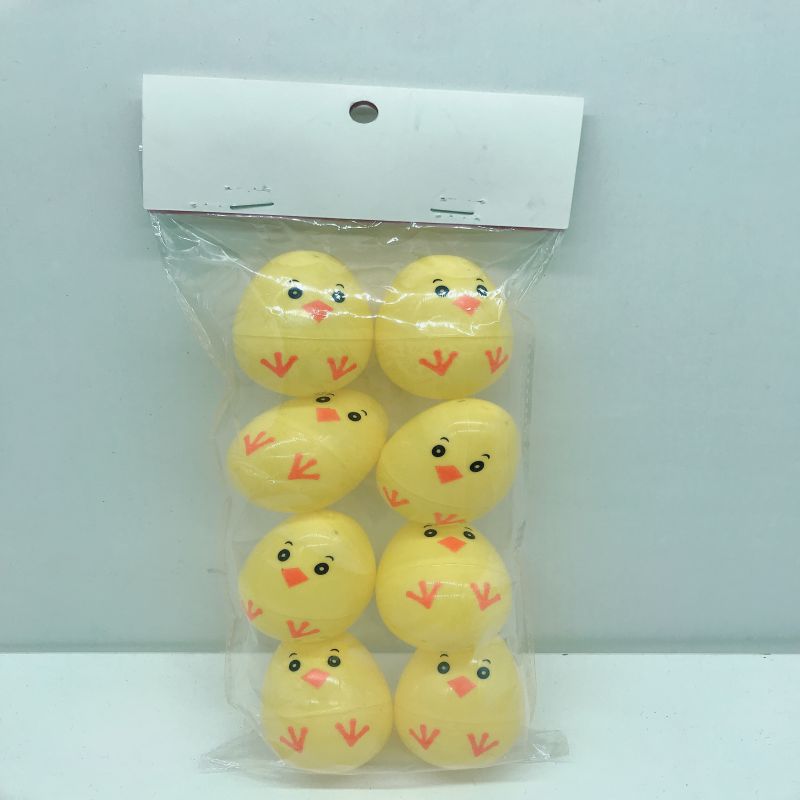 Easter Plastic Colorful Egg (5)