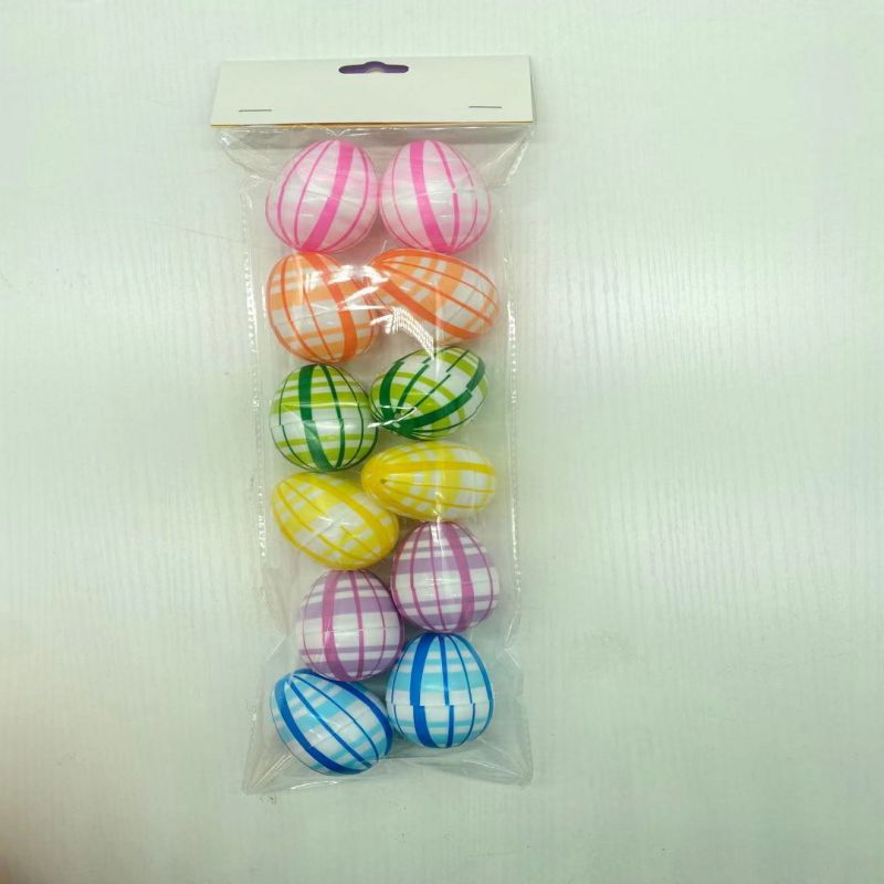 Easter Plastic Colorful Egg (21)