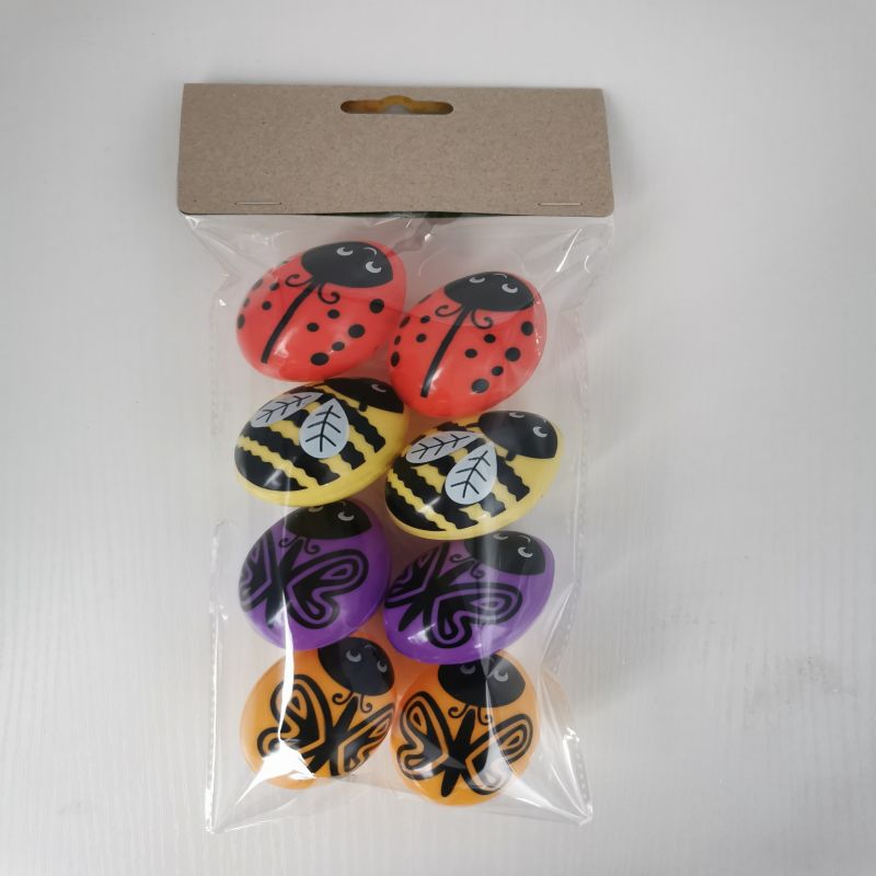 Easter Plastic Colorful Egg (24)