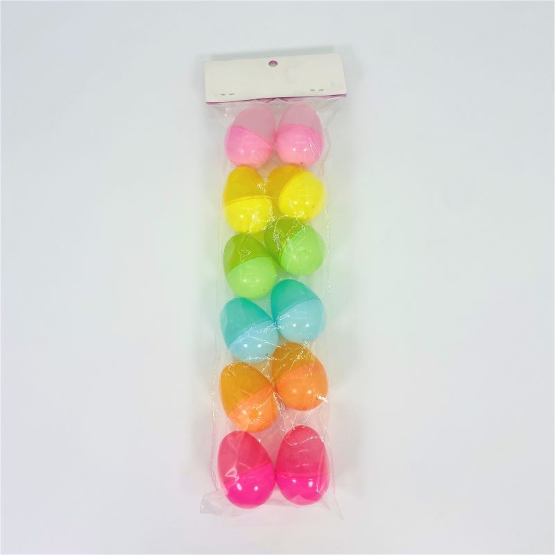 Easter Plastic Colorful Egg (26)