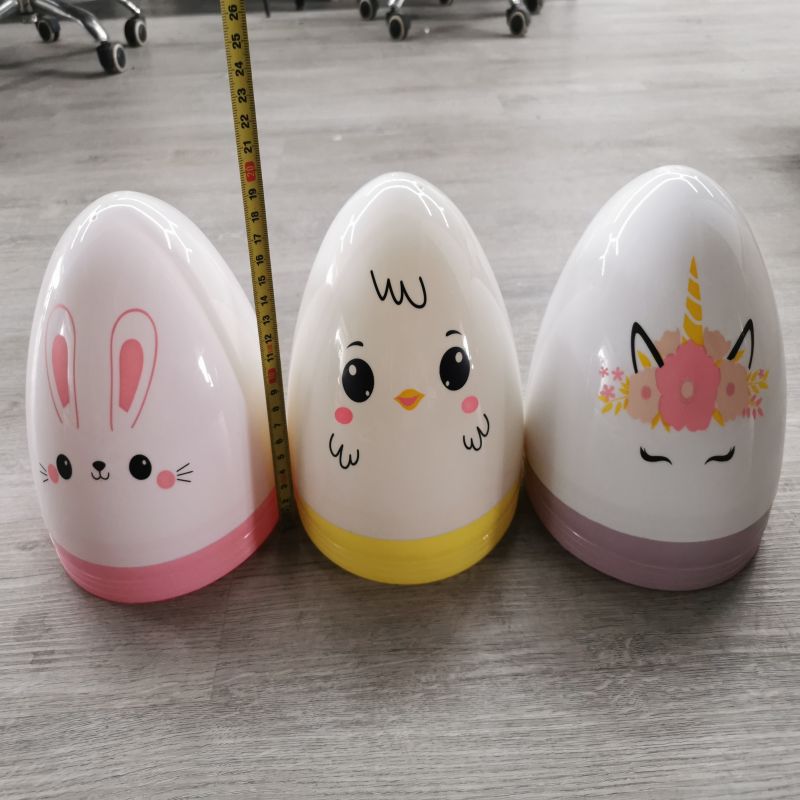 Easter Plastic Colorful Egg (27)