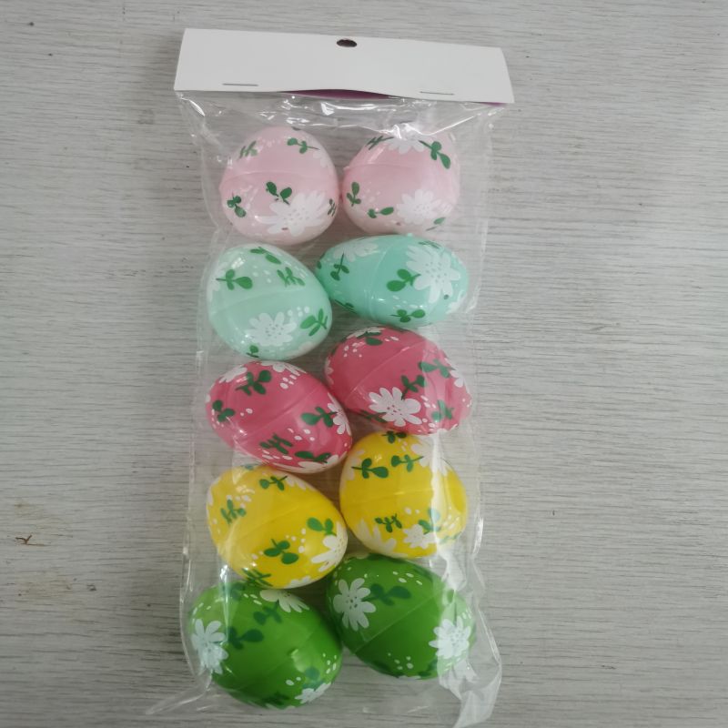 Easter Plastic Colorful Egg (39)
