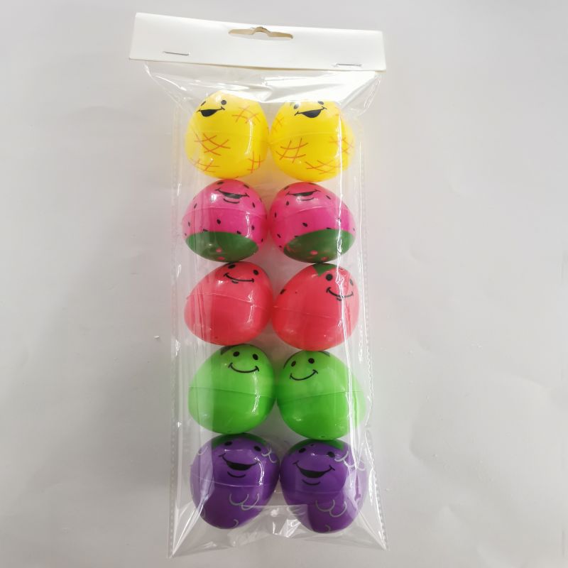 Easter Plastic Colorful Egg (41)