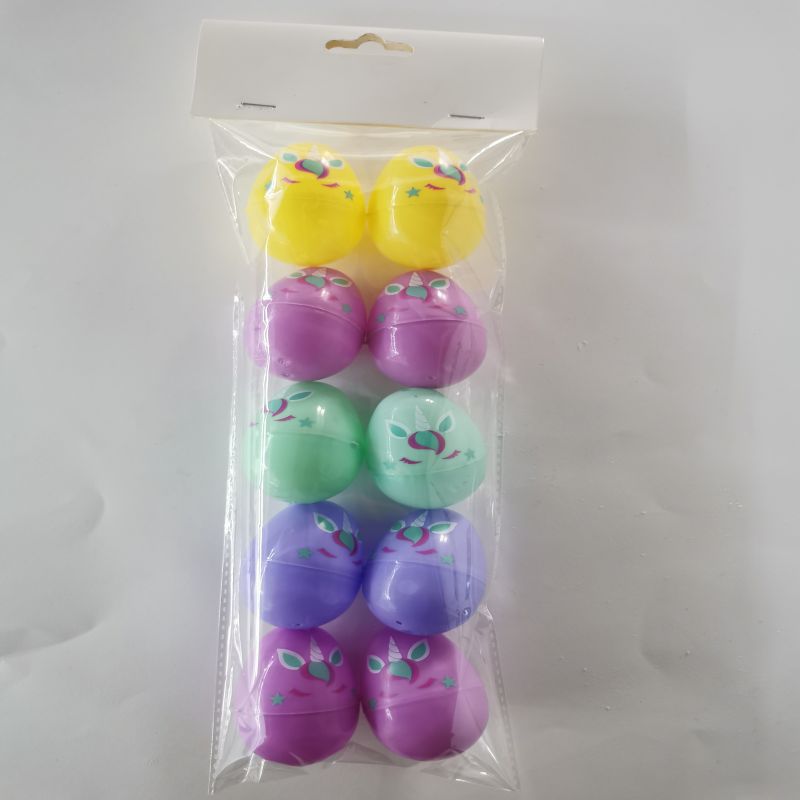 Easter Plastic Colorful Egg (42)