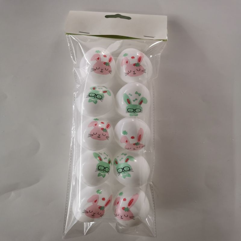 Easter Plastic Colorful Egg (43)