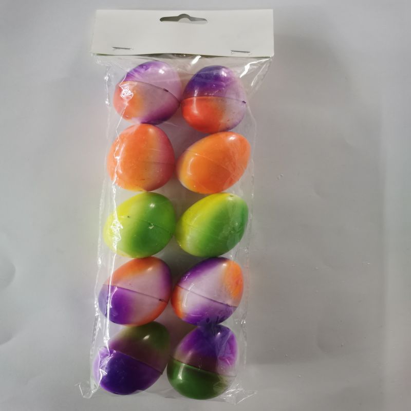 Easter Plastic Colorful Egg (45)