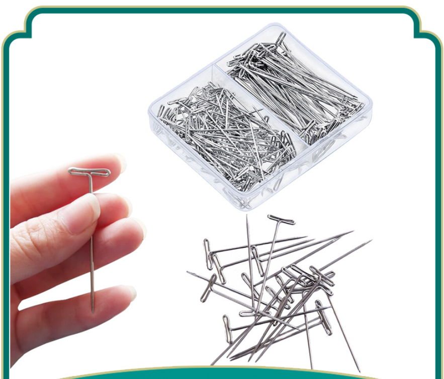 Wig T Pins Wigs Silver