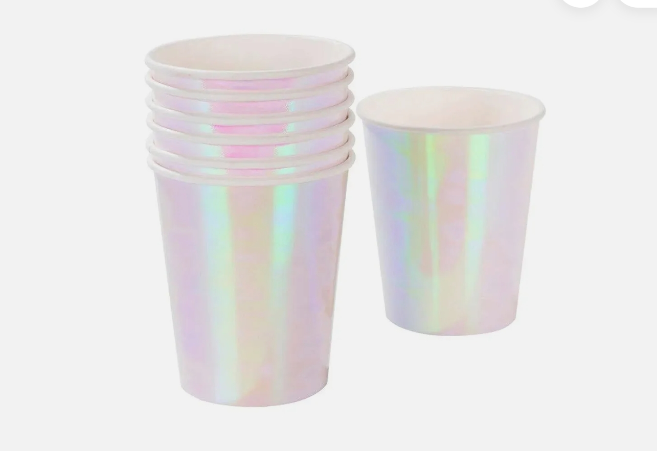 Iridescent Paper Cup