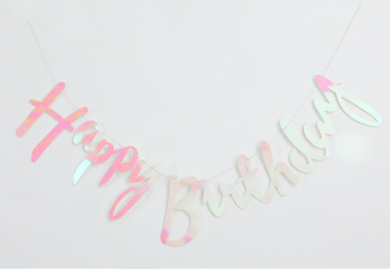 Iridescent Paper Garland
