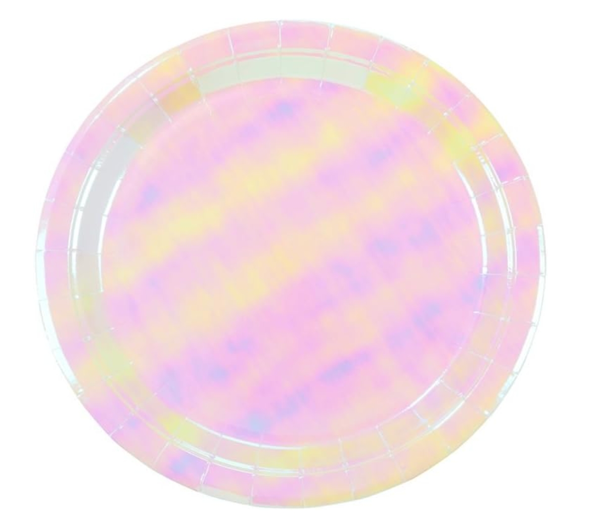 Iridescent Paper Plate