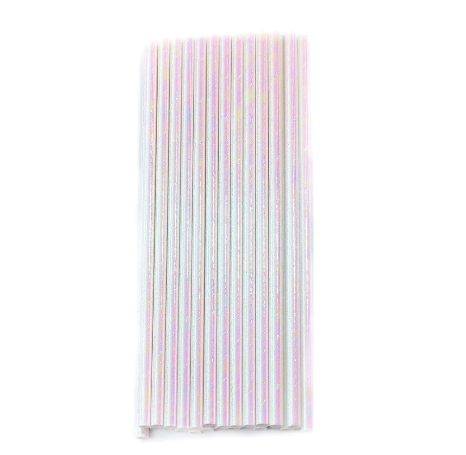Iridescent Paper Straw