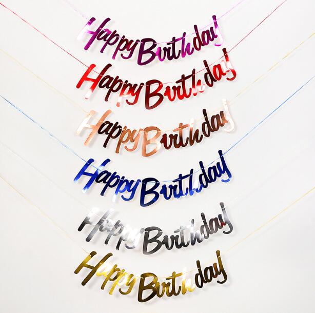 Happy Birthday Foil Garland