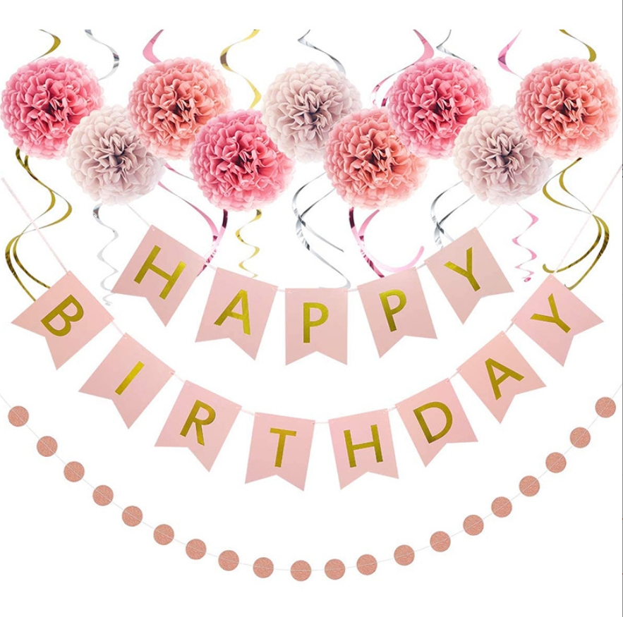 paper fan flower set paper flower (4)