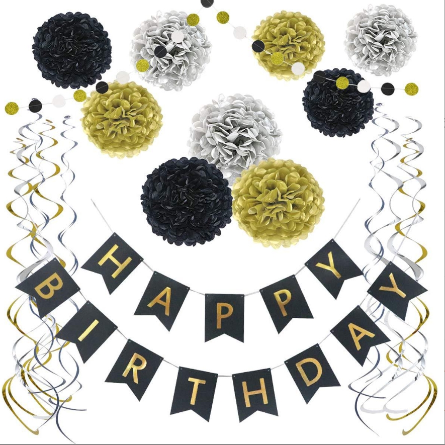 paper fan flower set paper flower (8)