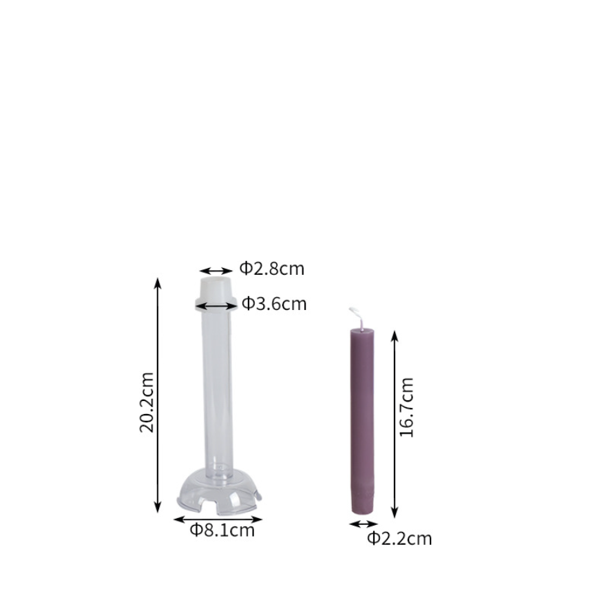 Plastic Candle Mould (108)