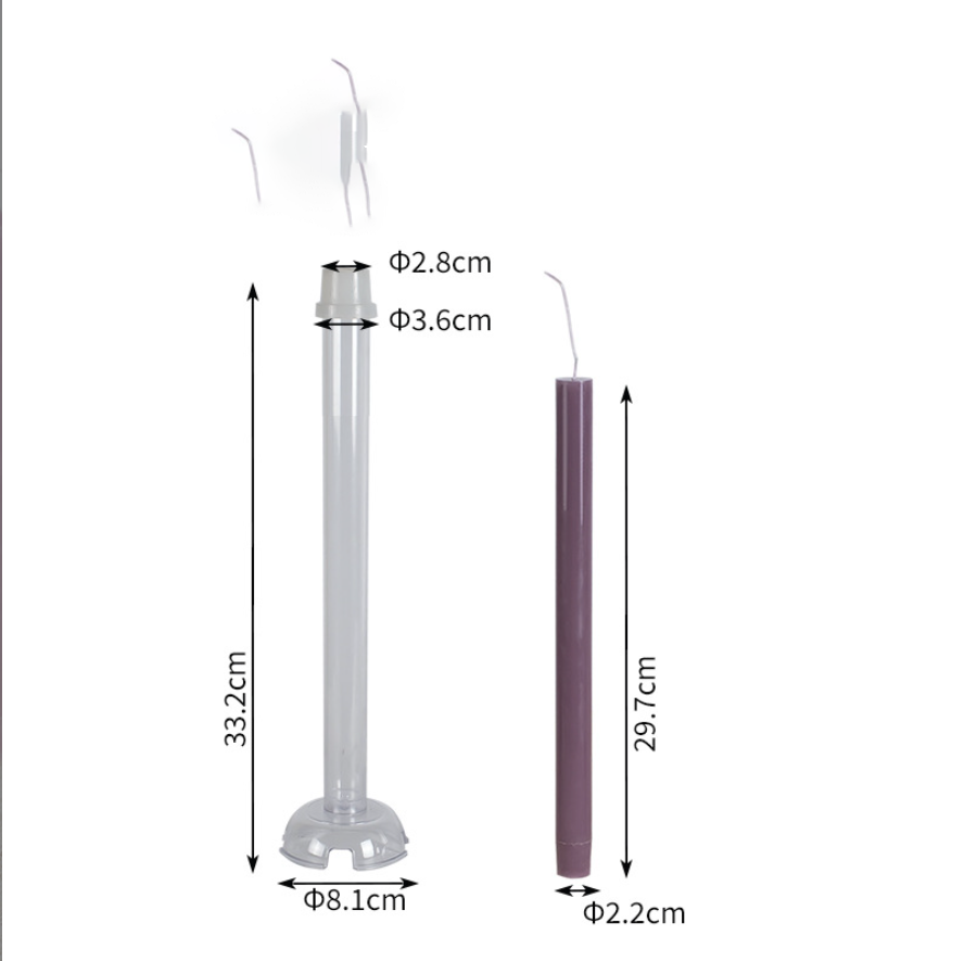 Plastic Candle Mould (112)