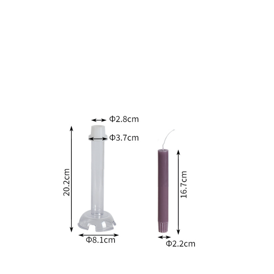 Plastic Candle Mould (114)