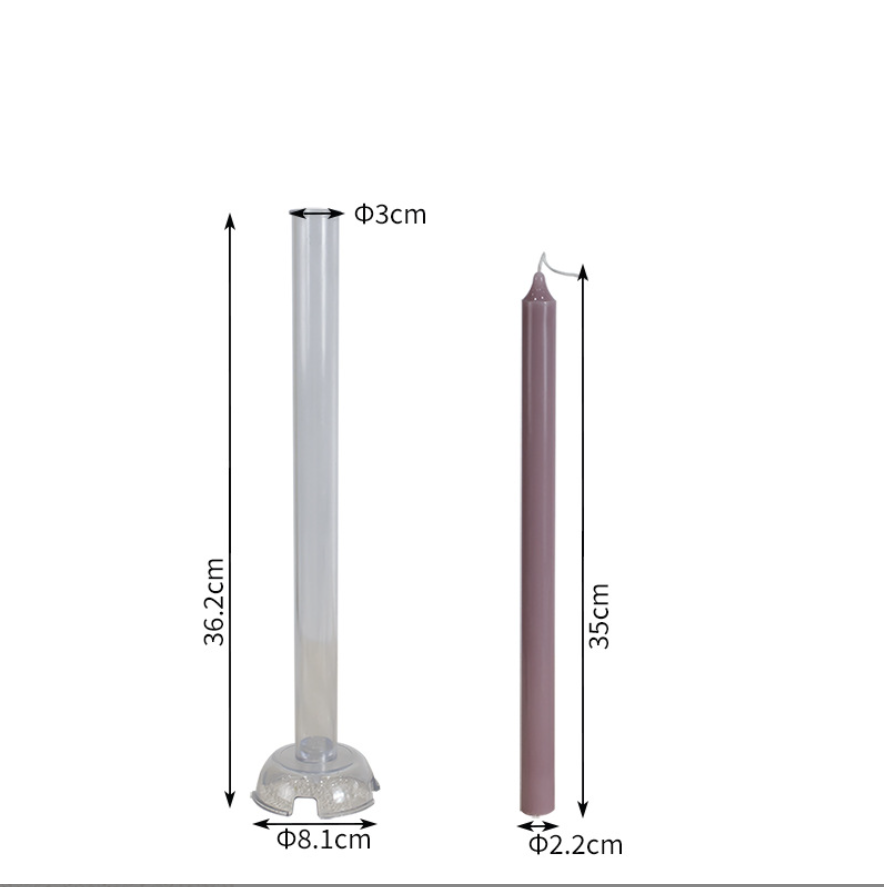 Plastic Candle Mould (118)