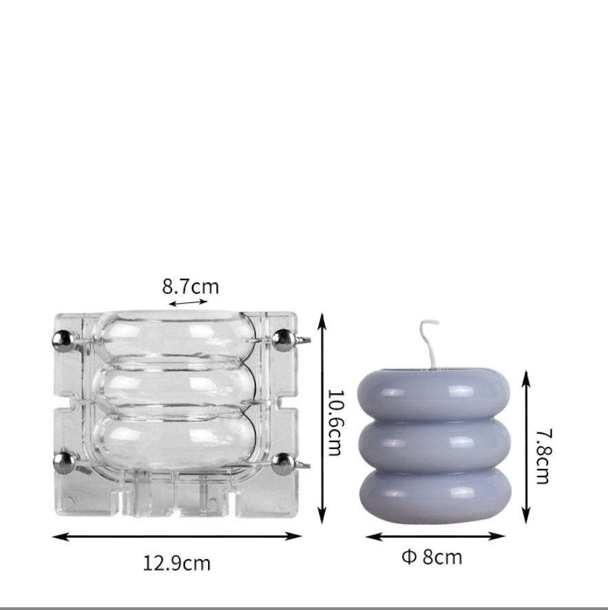 Plastic Candle Mould (137)