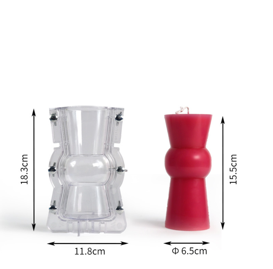 Plastic Candle Mould (138)